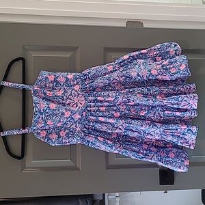 Lilly Pulizter blue and pink dress